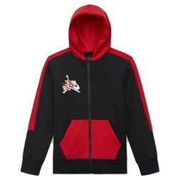 Nike FELPA AIR JORDAN KIDS JUMPMAN ZIP 957968-023 Nero mod. 
