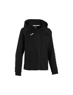 Felpa Puma Alpha Jacket Ragazza Cappuccio Cotone Nero 580217