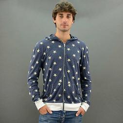 Alternative Apparel FELPA ALTERNATIVE AMERICAN Blu/Bianco mo