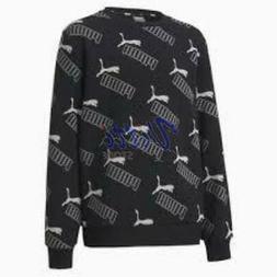 PUMA FELPA AMPLIFIED MISURA 9-10 ANNI BLACK 