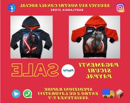 Felpa aperta Star Wars bambino - Felpata all'interno - Disne