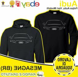 Felpa - Audi - Auto Car Quattro RS A1 A3 A4 A6 AVANT Q3 Q5 Q