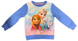 Felpa Bambina Bimba Blu Anna e Elsa Frozen 2 II Disney - 4 A