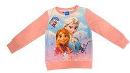 Felpa Bambina Bimba Rosa Anna e Elsa Frozen 2 II Disney - 8 