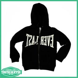 Felpa bambino Everlast con cappuccio maglia nera manica lung