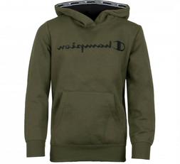 Felpa bambino cotone invernale cappuccio 304989-GS550 Verde-