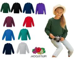 FELPA BAMBINO GIROCOLLO PREMIUM RAGLAN FELPATA FRUIT OF THE 
