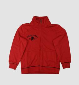 Felpa Bambino LOTTO L0606 JACKET QUEER B Colore Rosso Cotone