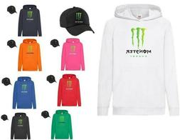 FELPA BAMBINO LEGGERA  MONSTER CAPPUCCIO E TASCONE CAPPELLIN