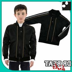 Felpa bambino ragazzo aperta con cerniera zip nera 2 4 6 8 1