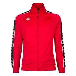 KAPPA FELPA BAMBINO ROSSO NERO BIANCO 301EFU01