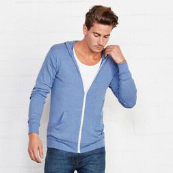 Felpa BELLA+CANVAS BE3939 Unisex,Uomo,Donna FULL ZIP HOODIE 