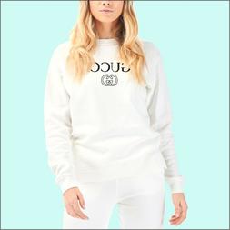 Felpa Bianca donna personalizzata logo Gucci - felpa girocol