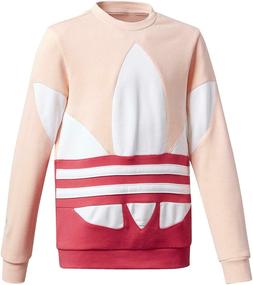 FELPA ADIDAS BIG TREFOIL CREW BAMBINA PINK GD2718
