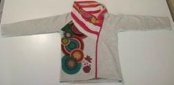 Felpa bimba Desigual con cerniera 7/8 anni