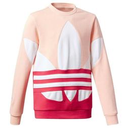 Felpa Adidas bimba Trefoil rosa