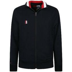 TOMMY HILFIGER - Felpa blu con zip per uomo - A/I 2021