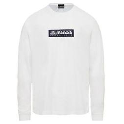 Napapijri FELPA BUKA CREW BIANCO N0YHN9002 Bianco mod. N0YHN
