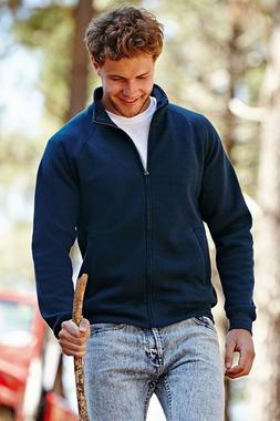 Felpa campione uomo girocollo full zip cod. F62230 Fruit of 