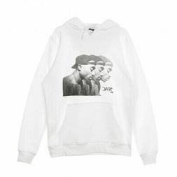 MISTER TEE FELPA CAPPUCCIO 2PAC FACES S UOMO