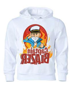 felpa cappuccio bambino adulto captain blazer youtuber
