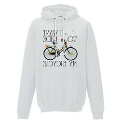 Felpa Cappuccio Bicicletta Tumblr Ciclismo Primavera Ride Bi