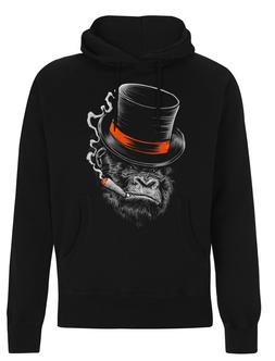 FELPA CAPPUCCIO CERNIERA GIROCOLLO LIKE A BOSS COTONE ALTA Q