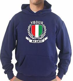 Felpa Cappuccio KJ1661 Italia Rugby Sei Nazioni Maglia Nazio