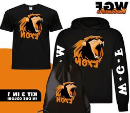 Felpa Cappuccio LYON  + T-shirt + Sacca Team WGF -WhenGamers