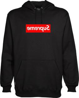 Felpa cappuccio maglietta tshirt supreme logo box uomo donna