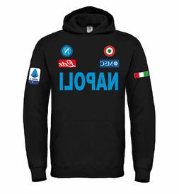 felpa cappuccio UNISEX NAPOLI COPPA LETE TIFOSI CALCIO ITALI