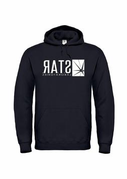 FELPA CAPPUCCIO Unisex THE FLASH star s.t.a.r. labs LOGO adu