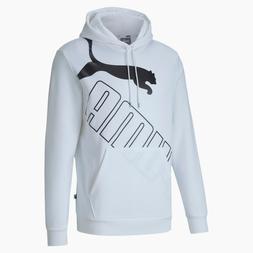 Felpa cappuccio uomo Puma Big Logo bianco logo felpata manic