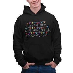 Felpa Cappuccio Uomo Donna Unisex Stranger Things Serie Tv L