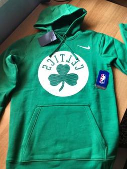 Felpa Cappuccio Uomo NBA Boston Celtics Tg. S Verde con Logo