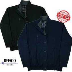 Felpa Cardigan Giacca con bottoni cerniera tasche zip uomo t