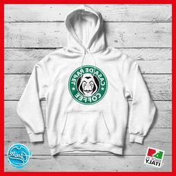 Felpa Casa Di Carta De Papel con Cappuccio Uomo Donna ragazz