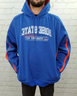 Felpa college NCAA uomo XXXL 3XL maglia blu cappuccio sweats