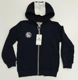 felpa con cappucci0 bambino 16 anni fred mello con zip lunga
