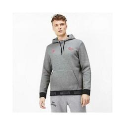 PUMA FELPA CON CAPPUCCIO AC MILAN 2019-2020 UOMO GRIGIO 7560