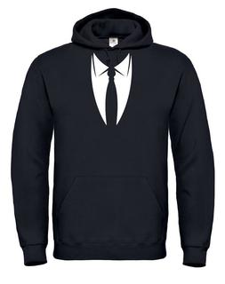 FELPA CON CAPPUCCIO ANCHE TAGLIA BAMBINO CON CRAVATTA REALIS