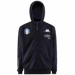Kappa Felpa con Cappuccio Argum 3F Fisi Blu Codice 304MZ80-9