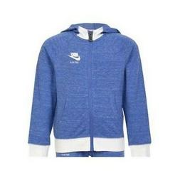 Felpa con Cappuccio Bambino Nike 842-B9A Azzurro Bianco