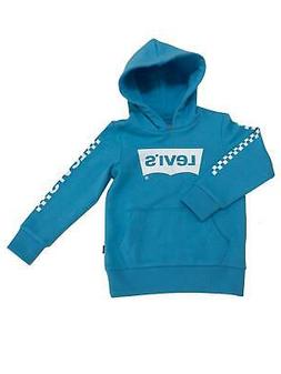 FELPA CON CAPPUCCIO LEVIS BAMBINO AZZURRO NN15027