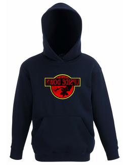 Felpa con cappuccio bambino blu scuro UPSIDE DOWN MONSTER st