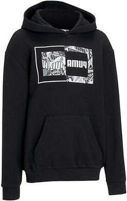 PUMA FELPA CON CAPPUCCIO BAMBINO NERA 58127301