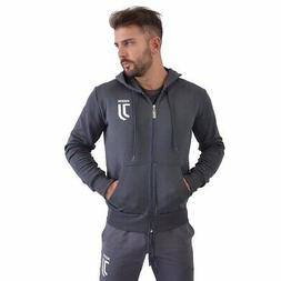 Felpa Juventus con cappuccio chiusura full zip 2 tasche late