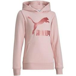 Felpa con cappuccio da bambina Puma Classics Logo Hoodie 583