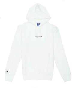 Champion Felpa con Cappuccio da Uomo Piccolo Logo Bianco