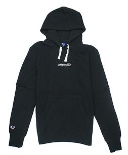 Champion Felpa con Cappuccio da Uomo Piccolo Logo Black